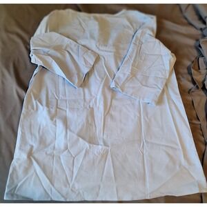 Unbranded L Blue Pullover 3/4 sleeves decorated with buttons No tags